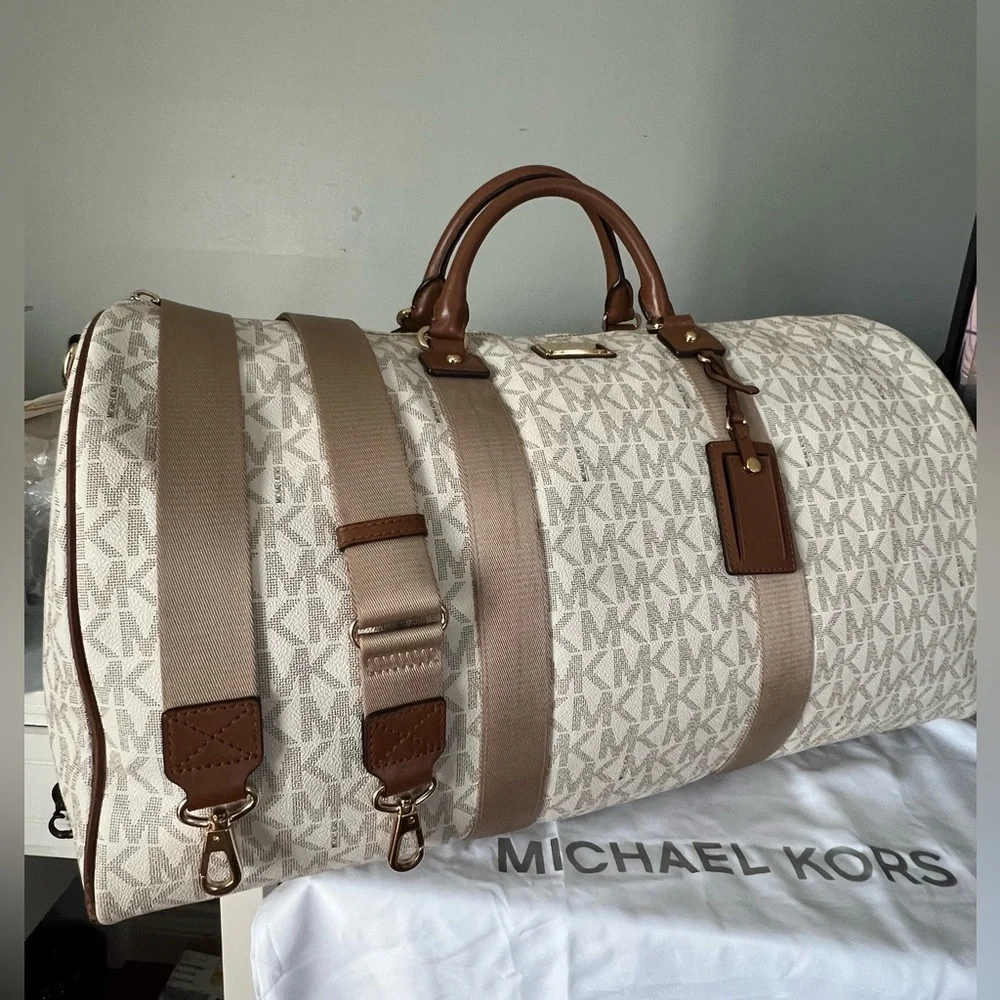 Michael Kors weekender travel duffle bag
